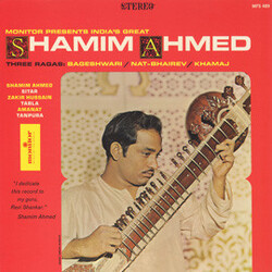 Shamim Ahmed Three Ragas : Bageshwari, Nat-Bhairev, Khamaj Vinyl LP USED