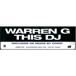 Warren G This DJ (UK Mixes) USED VINYL 12INCH 33 S RPM PROMO