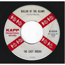 The Easy Riders Ballad Of The Alamo USED VINYL 7INCH 45 RPM SINGLE PROMO