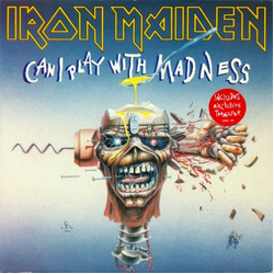 Iron Maiden Can I Play With Madness Vinyl 7" USED