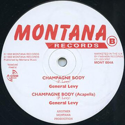 General Levy Champagne Body USED VINYL 12INCH 45 RPM