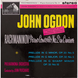John Ogdon / Sergei Vasilyevich Rachmaninoff / Philharmonia Orchestra / John Pritchard Piano Concerto No.2 In C Minor Vinyl LP USED