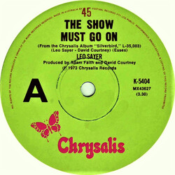 Leo Sayer The Show Must Go On USED VINYL 7INCH 45 RPM SINGLE
