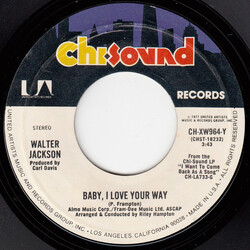 Walter Jackson Baby, I Love Your Way / What Would You Do USED VINYL 7INCH 45 RPM SINGLE STYRENE