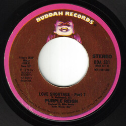 Purple Reign Love Shortage USED VINYL 7INCH 45 RPM SINGLE PROMO STEREO MONO