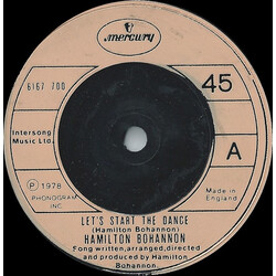 Hamilton Bohannon Let's Start The Dance USED VINYL 7INCH 45 RPM