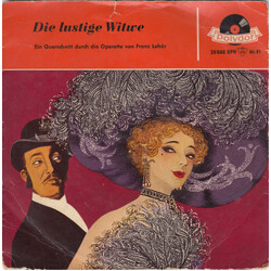Franz Lehár / Münchner Philharmoniker / Edmund Nick Die Lustige Witwe (Ein Querschnitt Durch Die Operette Von Franz Lehár) USED VINYL 7INCH 45 RPM EP 