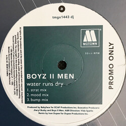 Boyz II Men Water Runs Dry USED VINYL 12INCH PROMO