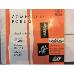 Laurence Clarke / William Denny / Leland Smith (2) Composers' Forum Vinyl LP USED