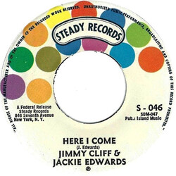 Jimmy Cliff / Jackie Edwards Here I Come / Set Me Free USED VINYL 7INCH 45 RPM SINGLE