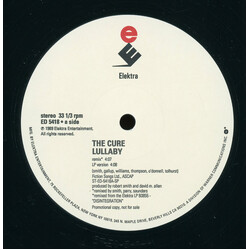 The Cure Lullaby USED VINYL 12INCH SINGLE PROMO 33 S RPM