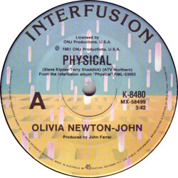 Olivia Newton-John Physical USED VINYL 7INCH 45 RPM SINGLE