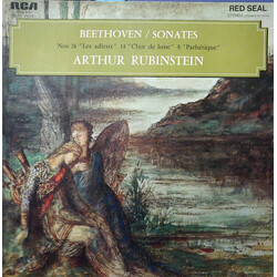 Ludwig Van Beethoven / Arthur Rubinstein Beethoven / Sonates, Nos 26 "Les Adieux", 14 "Clair de Lune", 8 "Pathetique" Vinyl LP USED
