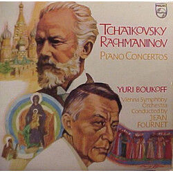 Pyotr Ilyich Tchaikovsky / Sergei Vasilyevich Rachmaninoff / Yuri Boukoff / Wiener Symphoniker / Jean Fournet Piano Concertos Vinyl LP USED