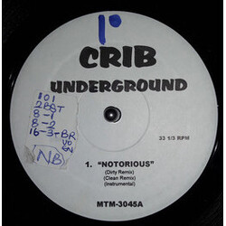 Notorious B.I.G. Notorious USED VINYL 12INCH UNOFFICIAL RELEASE