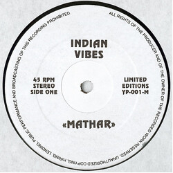 Indian Vibes / The Right Vibes Mathar / What Is Jazz USED VINYL 12INCH 45 RPM LIMITED EDITION