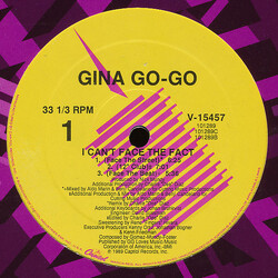Gina Go-Go I Can't Face The Fact VINYL 12" USED