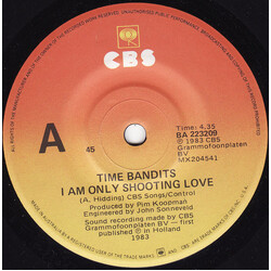 Time Bandits I Am Only Shooting Love VINYL 7" USED