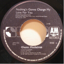 Glenn Medeiros Nothing's Gonna Change My Love For You USED VINYL 7INCH 45 RPM SINGLE