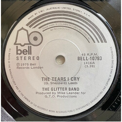 The Glitter Band The Tears I Cry USED VINYL 7INCH 45 RPM SINGLE
