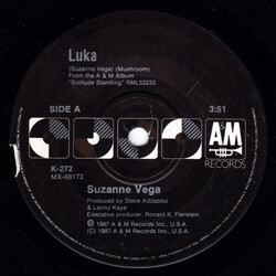 Suzanne Vega Luka USED VINYL 7INCH 45 RPM