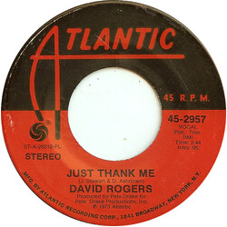 David Rogers (7) Just Thank Me USED VINYL 7INCH 45 RPM