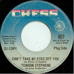 Tennyson Stephens Can't Take My Eyes Off You VINYL 7" USED