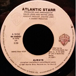 Atlantic Starr Always USED VINYL 7INCH 45 RPM