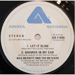 Max Merritt And The Meteors Let It Slide USED VINYL 7INCH 45 RPM