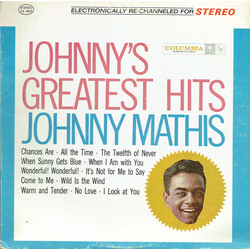 Johnny Mathis Johnny's Greatest Hits Vinyl LP USED
