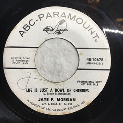 Jaye P. Morgan Life Is Just A Bowl Of Cherries / Put A Ring On My Finger USED VINYL 7INCH 45 RPM PROMO