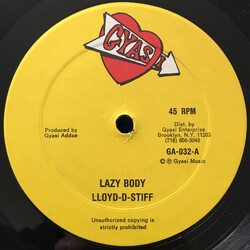 Lloyd-D-Stiff / Beenie Man Lazy Body USED VINYL 12INCH 45 RPM SINGLE