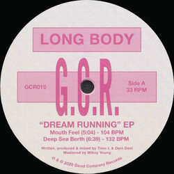Long Body Dream Running EP USED VINYL 12INCH 33 S RPM EP