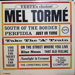 Mel Tormé The Best Of Mel Tormé Vinyl LP USED
