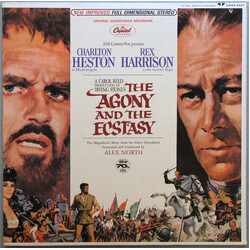 Alex North The Agony And The Ecstasy Vinyl LP USED