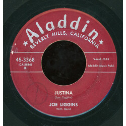 Joe Liggins Justina / Go Ahead USED VINYL 7INCH 45 RPM