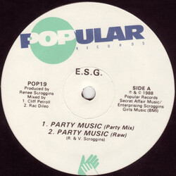 ESG Party Music / Moody (A New Mood) VINYL 12" USED