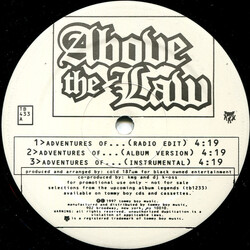 Above The Law Adventures Of... VINYL 12" USED