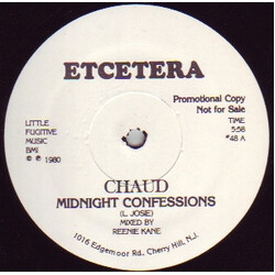 Chaud Midnight Confessions USED VINYL 12INCH PROMO