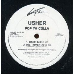 Usher Pop Ya Colla USED VINYL 12INCH 33 S RPM PROMO