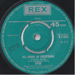 Dana (9) All Kinds Of Everything USED VINYL 7INCH SINGLE 45 RPM