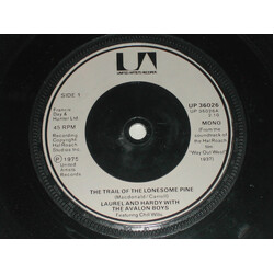 Laurel & Hardy The Trail Of The Lonesome Pine USED VINYL 7INCH 45 RPM MONO