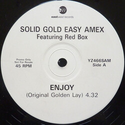 Solid Gold Easy Amex / Red Box Enjoy USED VINYL 12INCH 45 RPM PROMO