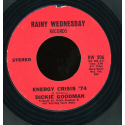 Dickie Goodman Energy Crisis '74 / The Mistake USED VINYL 7INCH 45 RPM STYRENE STEREO