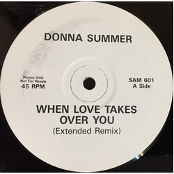 Donna Summer When Love Takes Over You USED VINYL 12INCH 45 RPM PROMO