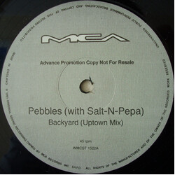 Pebbles / Salt 'N' Pepa Backyard USED VINYL 12INCH PROMO