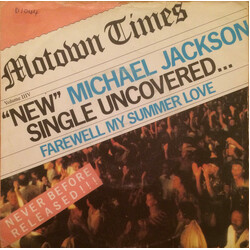 Michael Jackson Farewell My Summer Love USED VINYL 7INCH 45 RPM SINGLE STEREO