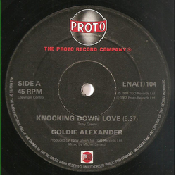 Goldie Alexander Knocking Down Love Vinyl 12" USED