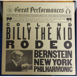 Aaron Copland / Leonard Bernstein / The New York Philharmonic Orchestra Billy The Kid / Rodeo Vinyl LP USED