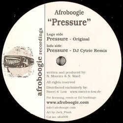 Afroboogie Pressure USED VINYL 12INCH